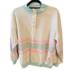 Vintage Active Elements Pastel Sweatshirt ADULT LARGE L